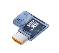 YROHGKPN 90-Degree Adapter 8K60Hz 4K120Hz Right Angled Coupler for Projector ABS Housing 8 Styles HDTV Female to Male Adapters