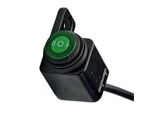 YROHGKPN Aluminum Motorcycle Handlebar Headlight Switches Three-position Waterproof 12V Fog Spotlights Button for Motorcycle Led Lights Fog/Spotlights