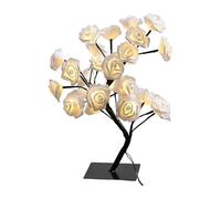 YROHGKPN Atmospheres Creating Rose Tree Night Light USB Powered Decorative Ornament for Desktop Decoration in Various Settings Simulated Rose Night Light USB Connected Providing Soft Glow