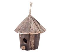 YROHGKPN Birds Nest Hanging Box for Birds Climbing Hanging for Hummingbird with Shelter Wood Bird
