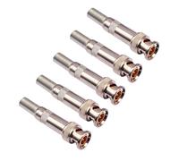 YROHGKPN BNC Male Connector Compression Screw on for CCTV Camera Compression Fitting Accessories Solderless BNC Connector