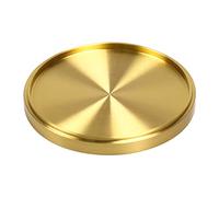 YROHGKPN Brass Copper Cup Coasters Home Decor Drink for Home Kitchen Coffee Tables Centerpieces Decorations Round Coasters for