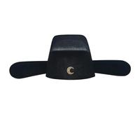 YROHGKPN Chinese Emperors Hat Drama Role Play Stage Costume Accessories Cosplay Party Cultural Event Costume Traditional Chinese Headwear