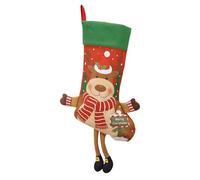 YROHGKPN Christmas Stocking Lovely Snowman Santa Deer for Tree Hanging Stocking Pendant Candy Bag Christmas Ornament