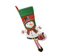 YROHGKPN Christmas Stocking Lovely Snowman Santa Deer for Tree Hanging Stocking Pendant Candy Bag Christmas Ornament