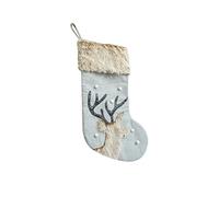 YROHGKPN Christmas Stocking Plush Deer for Head Tree Decor Stockings Pendant for Trees Firplace Wall Window Decoratio