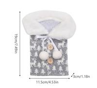YROHGKPN Christmas Wine Bottle Cover Handmade Knit Champagne Wine Bottle Bag Decor