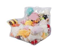 YROHGKPN Cozy Reading Chair Sofa From Storage Shell with Clear Design Clear PVC Sofa Unit Suitable for All Ages Stuffed Animal Bags