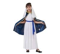 YROHGKPN Detailed Girls Outfit with Friendly Dyes Providing Skin Safe During Religious Reenactments and Event Stage Costume