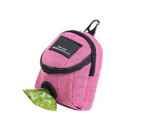 YROHGKPN Efficient Dog Poop Bag Holder with Treats Storage Pocket Leash Attachment Tear Resistant Walking Waste Bag for Daily Use Outdoor Dog Treat Pocket