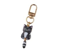 YROHGKPN Elegant Feline Inspired Keychain Alloy Craftsmanship Printed Keychain for Practical Use or Thoughtful Present Ideas Themed Chain