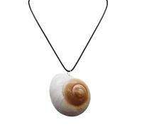 YROHGKPN Eye Catching Glowing Shells Necklace Pendant Charm with Soft Rope Chain for Distinctive Statement Outdoor Event Festival Statement Necklace