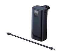 YROHGKPN Fast Speed PD22.5W Mobile Power Boxes Supporting Fast Charging LCD Screen Real Time Battery Chargers Case Mobile Power