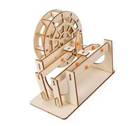 YROHGKPN Fun Wooden Water Mill Craft Set Science Project Toy for Student Teaching Basic Engineering Concepts for Youth Scientists Wooden Educational Toy for Children