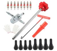 YROHGKPN General Gate Stem Installation Tool with Steel Construction Tire Removal for Car Motorcycle Repair Cores Replacement Set