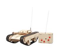 YROHGKPN Interactive Remote Control Tanks Construction Kits Science Project Toy for Learning Assembly