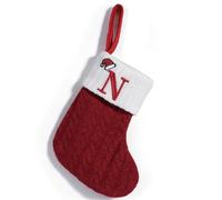 YROHGKPN Knitted Christmas Letter Stocking Festival Home Decors Unique Holiday Stocking Ornament For Holiday Family Party Office