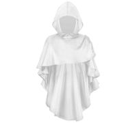 YROHGKPN Medieval Hooded Scarf Post Apocalyptic Shawl Scarf Shamans Cowl Wizard Costume for Halloween Cosplay Dressing Up Party Cosplay Halloween Costumes