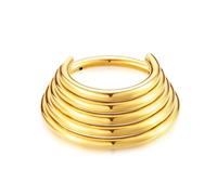 YROHGKPN Modern Nose Rings for Individualistic Styles with Comfortable Wear Multiple Layer Bells Designs Daily Casual Use Comfortable Piercing Jewelry