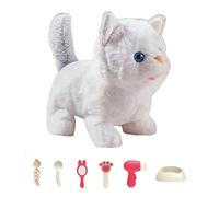 YROHGKPN Motorized Electric Pet Toy with Simulation Sound and Responsive Touch Feature Pretend Play Plush Animal for Children Kids Educational Pet