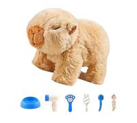 YROHGKPN Motorized Electric Pet Toy with Simulation Sound and Responsive Touch Feature Pretend Play Plush Animal for Children Kids Educational Pet