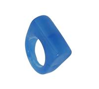 YROHGKPN Multicolor Geometric Rings Stylish Resin Accessory Great Any Occasion Lightweight Rings
