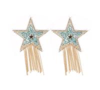 YROHGKPN Nipple Pasties Adhesive Covers Shines Bra Sticker Covers Pads with Star Tassels Petals Adhesive Lake Green