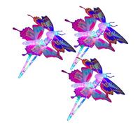 YROHGKPN Pack of 6 Light Wand with Color Transformations Easy Battery Access Portable for Childrens Festive Event Wand