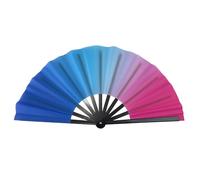 YROHGKPN Pattern Martial Arts Exercise Fan 10 Inch Easy Carry Calm Force Exercise Equipment for Martial Arts Training Decorative Fan