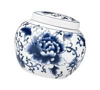 YROHGKPN Permanent Marine Varnished Cenotaph Jar for Cremains Conservation Historic Creative Deck Cultural Artifact High Released Ceramic Artifact Storage Jar
