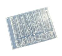 YROHGKPN Premium Snake Relief Silicone Mold, Nail Art Template for Jewelry Making, Reusable Serpent Pattern Mold for Phone Case Decor, Resin Casting Tool for Halloween Nails Designs