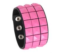 YROHGKPN Punk Rock Design Leather Square Studs Adjustable Length Casual Wear Unisex Street