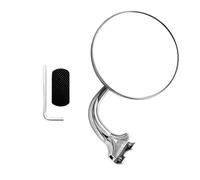 YROHGKPN Retro Antique Car Side Mirroring Stainless Steel Construction Easy Installation for Collectible Vehicles Enhancing Visibility Rearview Mirroring Wide Angled