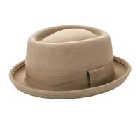 YROHGKPN Roll Brim Wool Jazzy Hat for Adult Stage Top Theme Event Props Masquerades Party for Men Women Formal Occasion