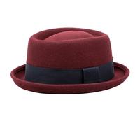YROHGKPN Roll Brim Wool Jazzy Hat for Adult Stage Top Theme Event Props Masquerades Party for Men Women Formal Occasion