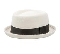 YROHGKPN Roll Brim Wool Jazzy Hat for Adult Stage Top Theme Event Props Masquerades Party for Men Women Formal Occasion