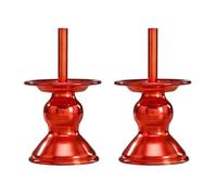 YROHGKPN Set of 2 Alloy Religious Spiritual Candleholders Multipurpose Devotional Decors for Sacred Space Prayer Candesticks Home Buddhist Altars Holders