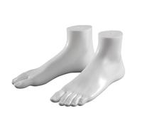 YROHGKPN Set of 2 Female Foot Replicas PVC Construction Mannequin Anatomy Training Tool Suitable for Shoe Marketing Book Supports for Heavy Books