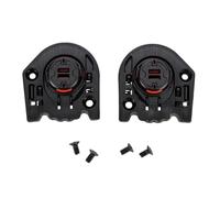 YROHGKPN Strength ABS Visored Mounting Base Tool Less Attachment Universality Helmet Compatibility Lightweight Construction Secure Fit AXXIS Helmet Visored Base