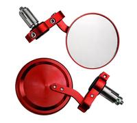 YROHGKPN Strong Strength Aluminum Motorcycle Rearview Glass Wide Angles Round Designs for Safe Riding & Easy Installation Wide Angles Motorcycle Backup