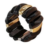 YROHGKPN Thin Seamless Joint Plan Progressive Wide Bangle Smooth Simple Jewelry for Everyday Use Uneven Wide Chain Bangle