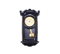 YROHGKPN Traditional Tiny Movable Clock Hand Made Metal Design Vintage Motivated by Decoration for Dollhouses House Furniture