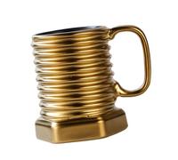 YROHGKPN Unique Screw Shape Ceramic Mug 380ML Large Capacity Construction Nonslip Base for Safe and Humorous Drinking Metal Mug