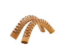 YROHGKPN Vachetta Leather Bag Handle Covers (1 Pair), Natural Italian Leather Strap Protector - Wraps for Handbags, Totes, 20/25/30cm Bags, Hook & Loop