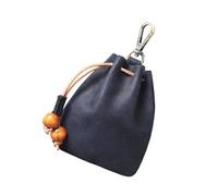 YROHGKPN Vintage Inspired Leather Wall Hanger Organizers Hand Stitched Craftsmanship for Necklace Earring Storage Home Decoration Leather Jewelry Storage Pouches