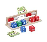 YROHGKPN Wooden Abacus Math Learning Tool for Children Enhancing Arithmetics Skills Through Play for Ages 3 and Up Arithmetics Tool