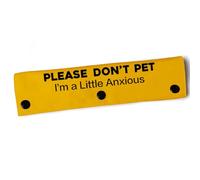 YROVWENQ Little Anxious Warning Sleeve - Yellow Dog Leash Wrap Anxious Dogs with Please Don't Pet