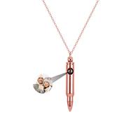 yrozvw Personalized Photo Projection Bullet Pendant Necklace Custom Picture Pendant Necklace Memory Pendant Birthday Gift Personalized Men's I Love You Necklace 100 Languages