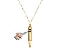 yrozvw Personalized Photo Projection Bullet Pendant Necklace Custom Picture Pendant Necklace Memory Pendant Birthday Gift Personalized Men's I Love You Necklace 100 Languages