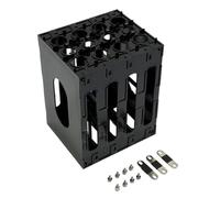 YRREATY 12V 4S Battery Frame for EVE 90/105Ah LiFePO4, Includes Plate Kit | Includes plate kit for precise alignment and easy mounting of four LiFePO4 cells into a 12V pack, improving workflow.